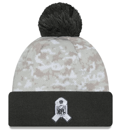 New Era Knit Hat OSFM / Camo Minnesota Vikings New Era Camo 2024 Salute To Service Knit Hat - Men's