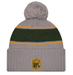 New Era Knit Hat OSFM / Graphite Green Bay Packers New Era 2024 Graphite Sideline Cuffed Knit Hat With Pom