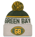 New Era Knit Hat OSFM / Gray Green Bay Packers New Era 2024 Gray Historic Sideline Cuffed Knit Hat With Pom