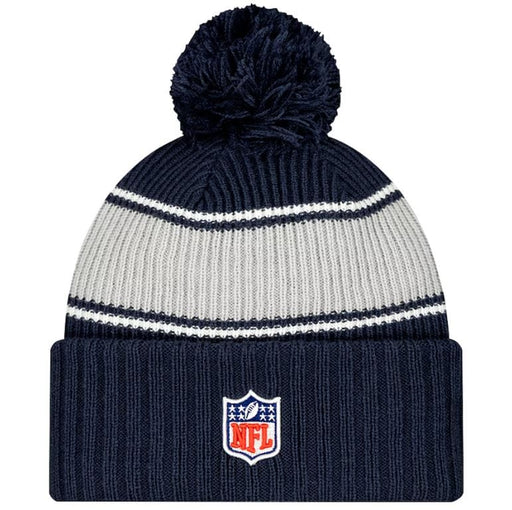 New Era Knit Hat OSFM / Navy Dallas Cowboys New Era 2024 Navy Sideline Cuffed Knit Hat With Pom