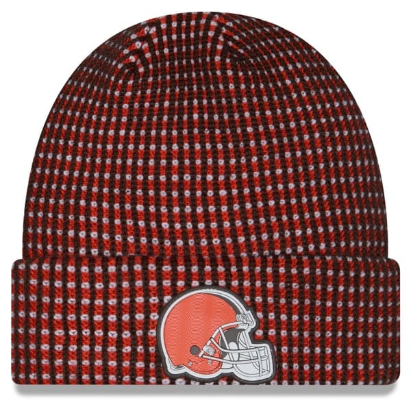 New Era Knit Hat OSFM / Orange Adult NFL Cleveland Browns New Era 2026 Orange Sideline Cuffed Knit-Unisex