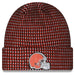 New Era Knit Hat OSFM / Orange Adult NFL Cleveland Browns New Era 2026 Orange Sideline Cuffed Knit-Unisex