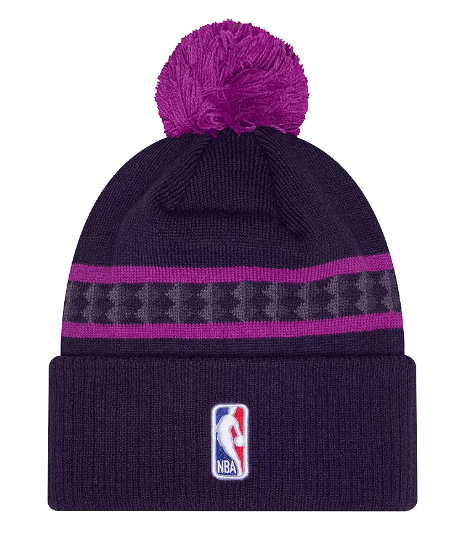 New Era Knit Hat OSFM / Purple Adult Minnesota Timberwolves New Era Purple 2025-26 City Edition Cuffed Knit Hat with Pom - Men's
