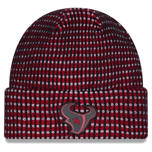 New Era Knit Hat OSFM / Red Adult NFL Houston Texans New Era 2026 Red Sideline Cuffed Knit-Unisex
