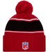 New Era Knit Hat OSFM / Red Arizona Cardinals New Era 2024 Red Sideline Cuffed Knit Hat With Pom