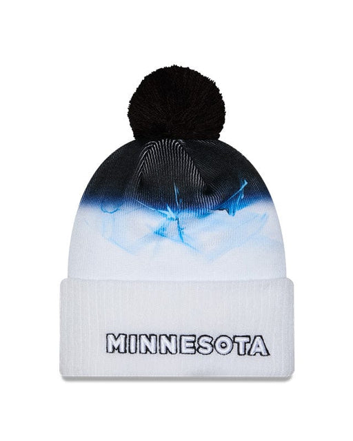 New Era Knit Hat OSFM / White Adult Minnesota Timberwolves New Era White 2024 City Edition Cuffed Knit Hat - Men's