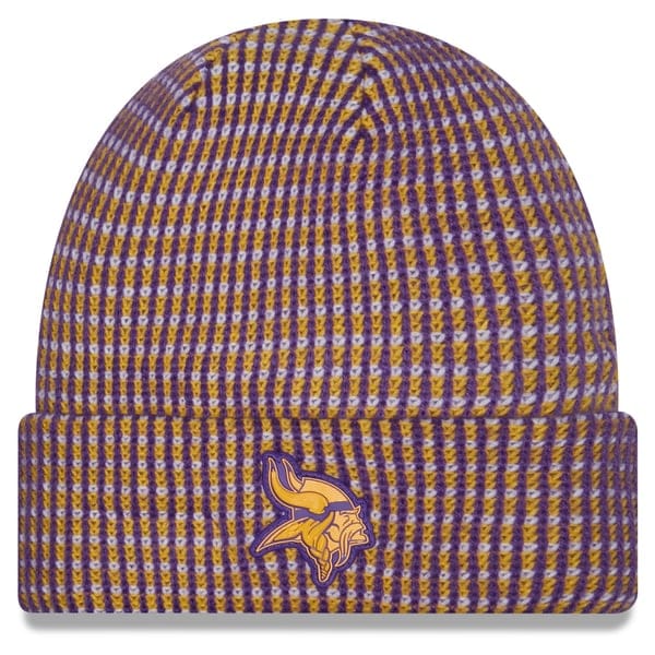 New Era Knit Hat OSFM / White Adult NFL Minnesota Vikings New Era 2026 Sideline Cuffed Knit-Unisex