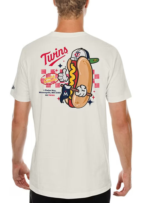 New Era Shirts Adult Minnesota Twins Hot Dog New Era T-Shirt - Men's
