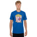 New Era Shirts Adult MLB Chicago Cubs Blue Popcorn Tee