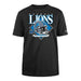 New Era Shirts Detroit Lions New Era Black Bold Helmet T-Shirt - Men's