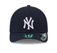 Adult New York Yankees New Era Navy Player Replica 9FORTY M-Crown Style Adjustable Snapback Hat - Men's