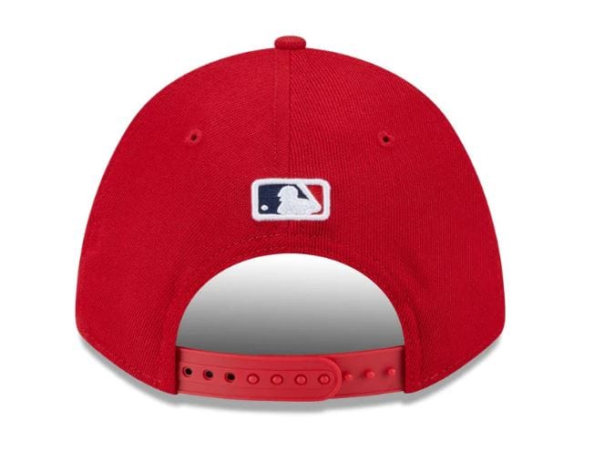 Adult St. Louis Cardinals New Era Red Player Replica 9FORTY M-Crown Style Adjustable Snapback Hat - Men's