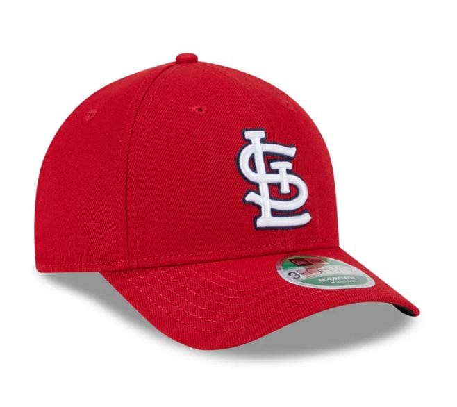Adult St. Louis Cardinals New Era Red Player Replica 9FORTY M-Crown Style Adjustable Snapback Hat - Men's