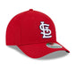 Adult St. Louis Cardinals New Era Red Player Replica 9FORTY M-Crown Style Adjustable Snapback Hat - Men's