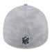 New Era Snapback Hat Adult Dallas Cowboys New Era Gray 2024 Sideline 39THIRTY Flex Hat - Men's