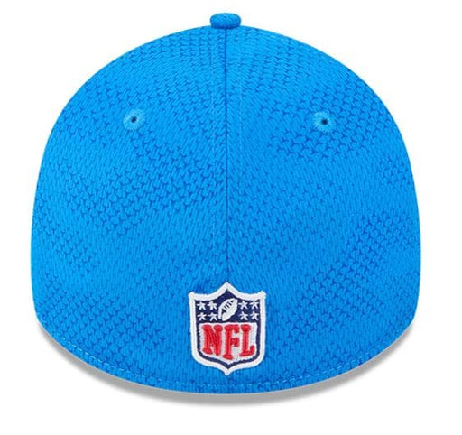 New Era Snapback Hat Adult Detroit Lions New Era Blue 2024 Sideline 39THIRTY Flex Hat - Men's