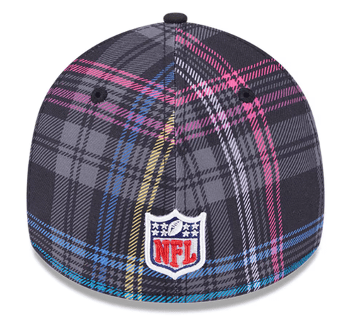 New Era Snapback Hat Minnesota Vikings New Era Plaid 2024 Crucial Catch 9FORTY Adjustable 39THIRTY Flex Hat