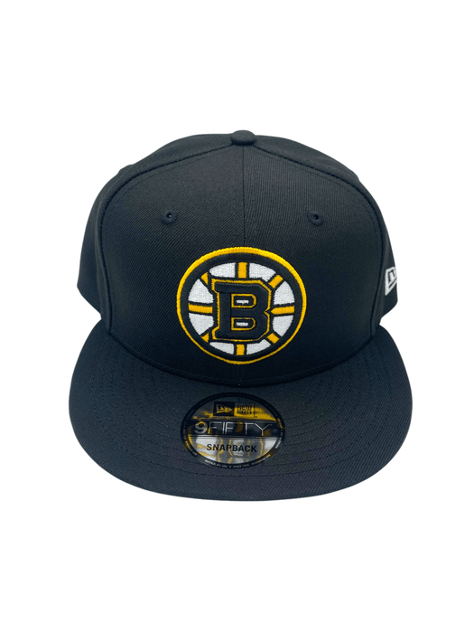 New Era Snapback Hat OSFM / Black Adult Boston Bruins New Era Black NHL 9FIFTY Snapback Hat - Men's