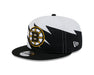 Adult Boston Bruins New Era Black NHL Jagged 9FIFTY Snapback Hat - Men's
