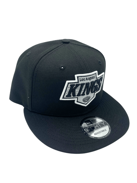 New Era Snapback Hat OSFM / Black Adult Los Angeles Kings New Era Black NHL 9FIFTY Snapback Hat - Men's