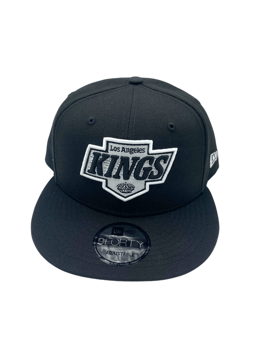 New Era Snapback Hat OSFM / Black Adult Los Angeles Kings New Era Black NHL 9FIFTY Snapback Hat - Men's