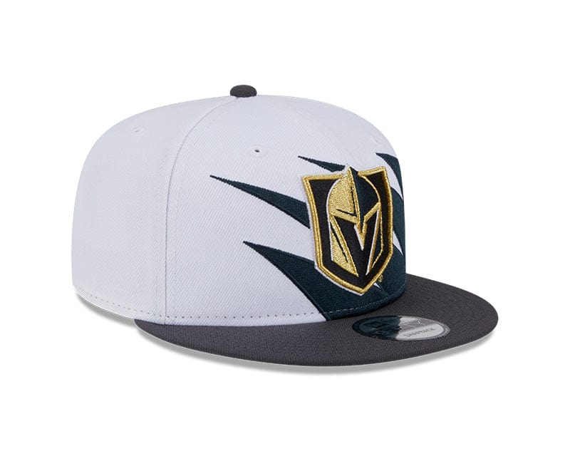 Adult Vegas Golden Knights New Era Black NHL Jagged 9FIFTY Snapback Hat - Men's