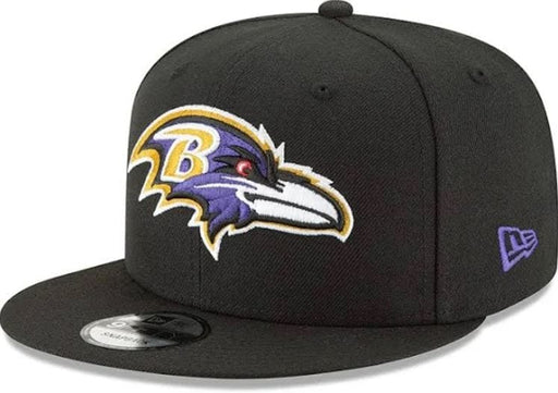 Baltimore Ravens New Era Black 9FIFTY Adjustable Snapback Hat