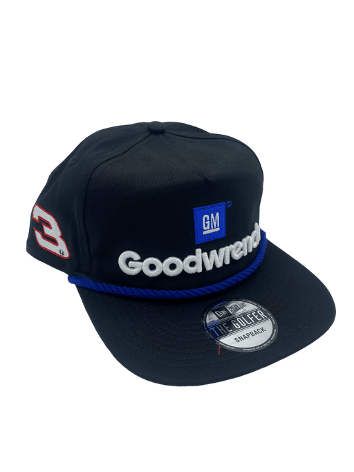 Goodwrench #3 New Era Custom Black Golfer Adjustable Snapback Hat