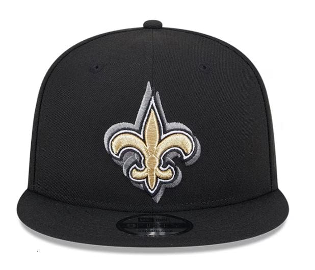 New Era Snapback Hat OSFM / Black New Orleans Saints New Era 2024 NFL Draft Black 9FIFTY Side Patch Snapback Hat - Men's