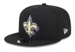 New Era Snapback Hat OSFM / Black New Orleans Saints New Era 2024 NFL Draft Black 9FIFTY Side Patch Snapback Hat - Men's