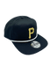 New Era Snapback Hat OSFM / Black Pittsburgh Pirates New Era Black/Gold Golfer Adjustable Snapback Hat