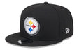 New Era Snapback Hat OSFM / Black Pittsburgh Steelers New Era 2024 NFL Draft Black 9FIFTY Side Patch Snapback Hat - Men's