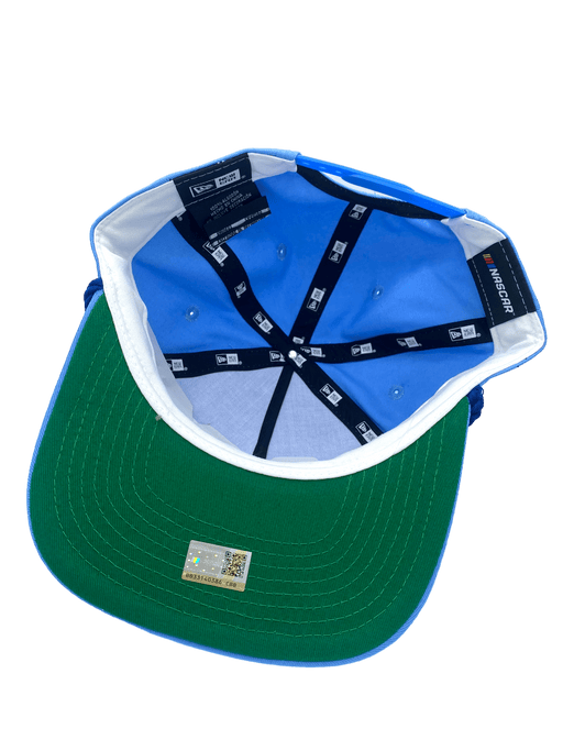 Busch Light #4 New Era Custom Blue Golfer Adjustable Snapback Hat