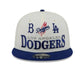 Adult Los Angeles Dodgers New Era Chrome Archive 3 Logo 9FIFTY Snapback Hat - Men's