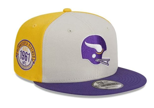 Men's New Era Stone/Purple Minnesota Vikings 2023 NFL Draft 39THIRTY Flex  Hat