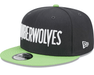 New Era Snapback Hat OSFM / Gray Adult Minnesota Timberwolves New Era Gray NBA Statement 9FIFTY Snapback Hat - Men's