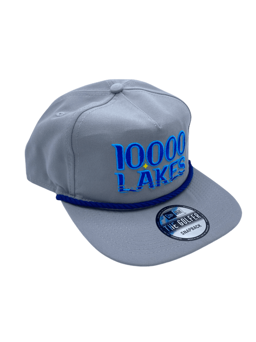 Adult Minnesota Twins New Era Gray 10,000 Lakes Golfer Adjustable Snapback Hat - Men's