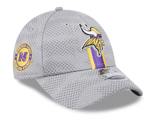 New Era Snapback Hat OSFM / Gray Minnesota Vikings New Era Gray 2024 Sideline 9FORTY Adjustable Stretch-Snap Hat