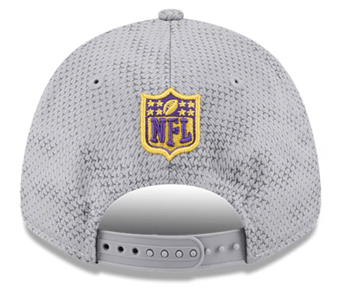 New Era Snapback Hat OSFM / Gray Minnesota Vikings New Era Gray 2024 Sideline 9FORTY Adjustable Stretch-Snap Hat