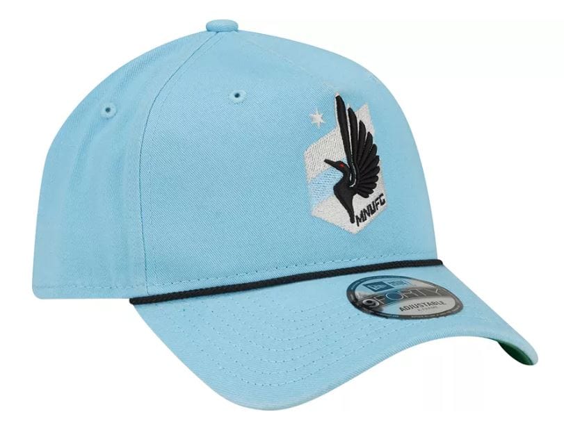 New Era Snapback Hat OSFM / Light Blue Minnesota United New Era Light Blue 9FORTY Adjustable Snapback Hat