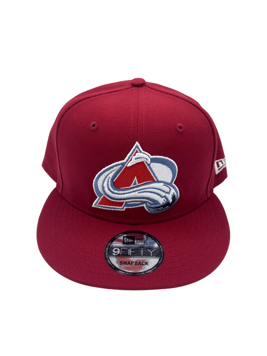 New Era Snapback Hat OSFM / Maroon Adult Colorado Avalanche New Era Maroon NHL 9FIFTY Snapback Hat - Men's