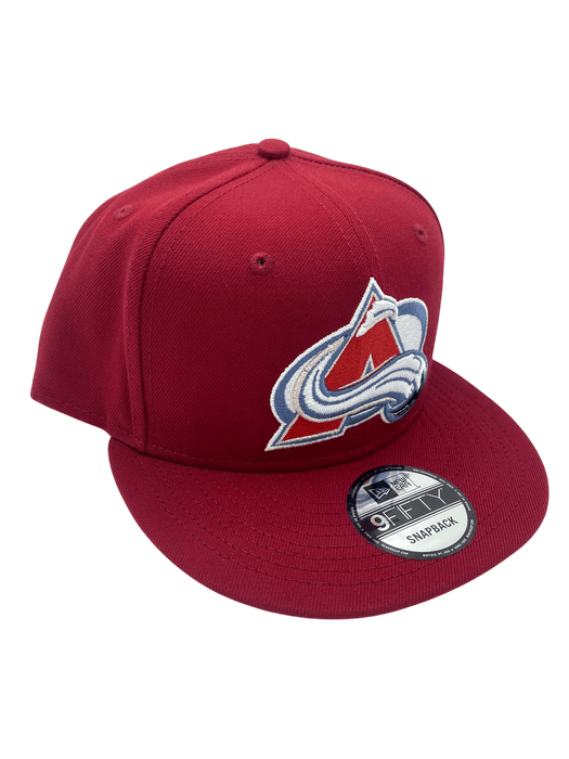 New Era Snapback Hat OSFM / Maroon Adult Colorado Avalanche New Era Maroon NHL 9FIFTY Snapback Hat - Men's