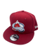 New Era Snapback Hat OSFM / Maroon Adult Colorado Avalanche New Era Maroon NHL 9FIFTY Snapback Hat - Men's