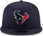 New Era Snapback Hat OSFM / Navy Houston Texans New Era Navy 9FIFTY Adjustable Snapback Hat