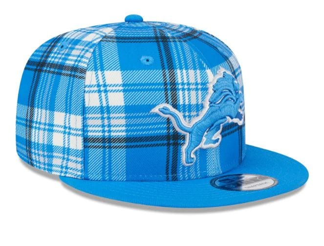 New Era Snapback Hat OSFM / Plaid Adult Detroit Lions New Era 2024 Plaid Statement 9FIFTY Snapback Hat - Men's