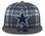 New Era Snapback Hat OSFM / Plaid/Gray Dallas Cowboys New Era Gray Bill 2024 Plaid Statement 9FIFTY Snapback Hat