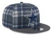 New Era Snapback Hat OSFM / Plaid/Gray Dallas Cowboys New Era Gray Bill 2024 Plaid Statement 9FIFTY Snapback Hat