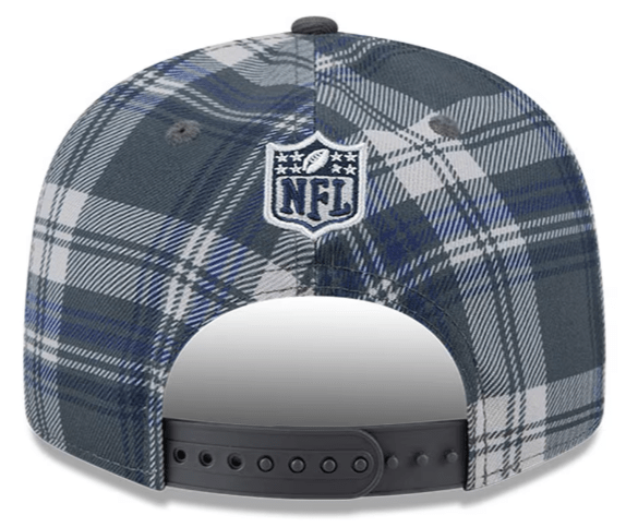 New Era Snapback Hat OSFM / Plaid/Gray Dallas Cowboys New Era Gray Bill 2024 Plaid Statement 9FIFTY Snapback Hat