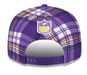 New Era Snapback Hat OSFM / Plaid Minnesota Vikings New Era 2024 Plaid Statement 9FIFTY Snapback Hat