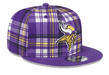 New Era Snapback Hat OSFM / Plaid Minnesota Vikings New Era 2024 Plaid Statement 9FIFTY Snapback Hat